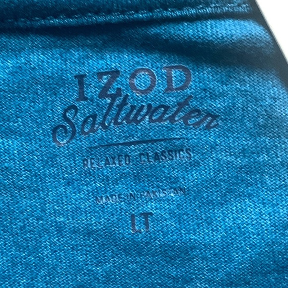 Men’s Izod Saltwater Graphic T Shirt Sails Suds Size Large Tall NWT - Picture 4 of 11